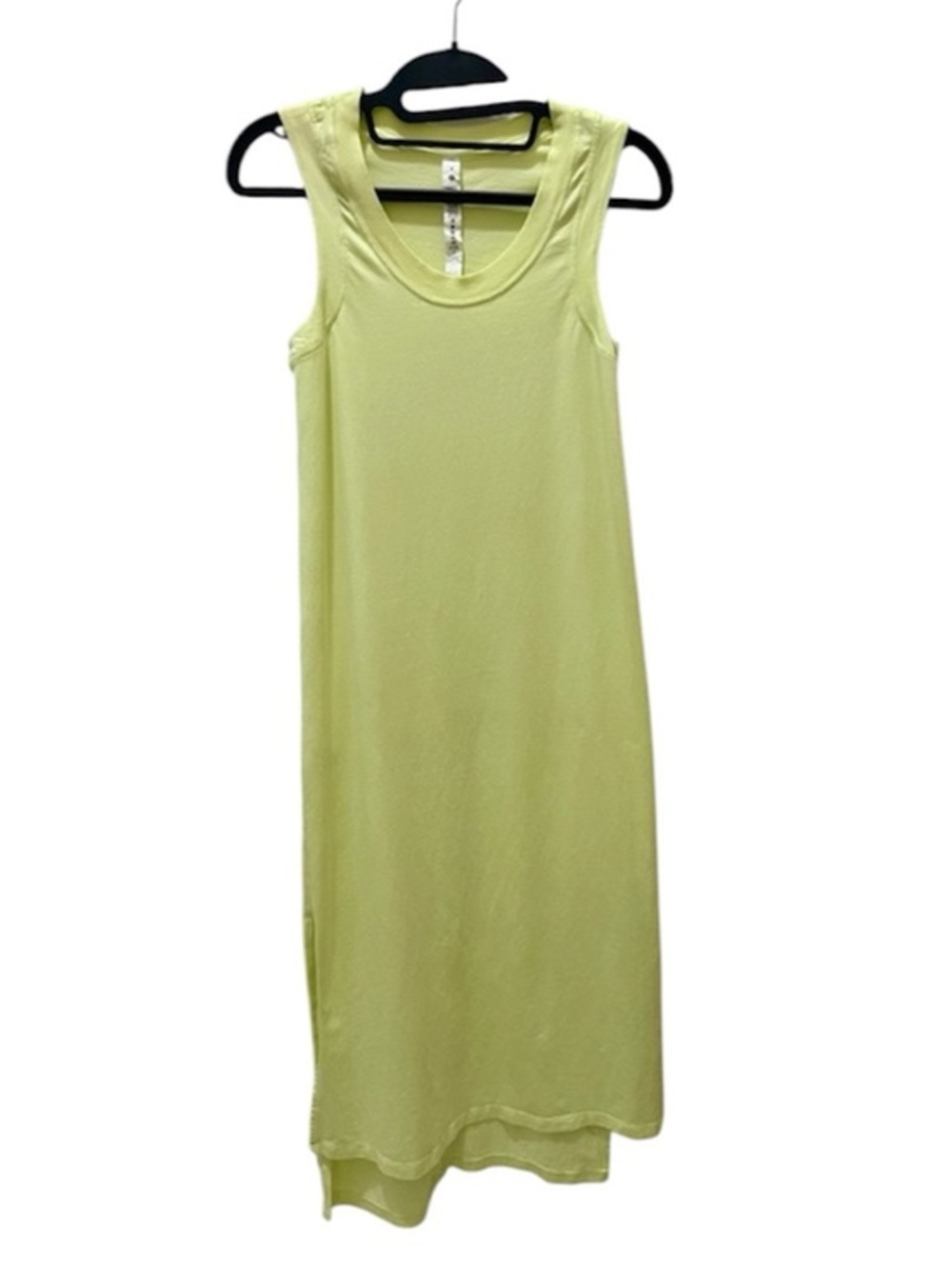 Lululemon All Yours Tank Maxi Dress Crispin neon green size 2
